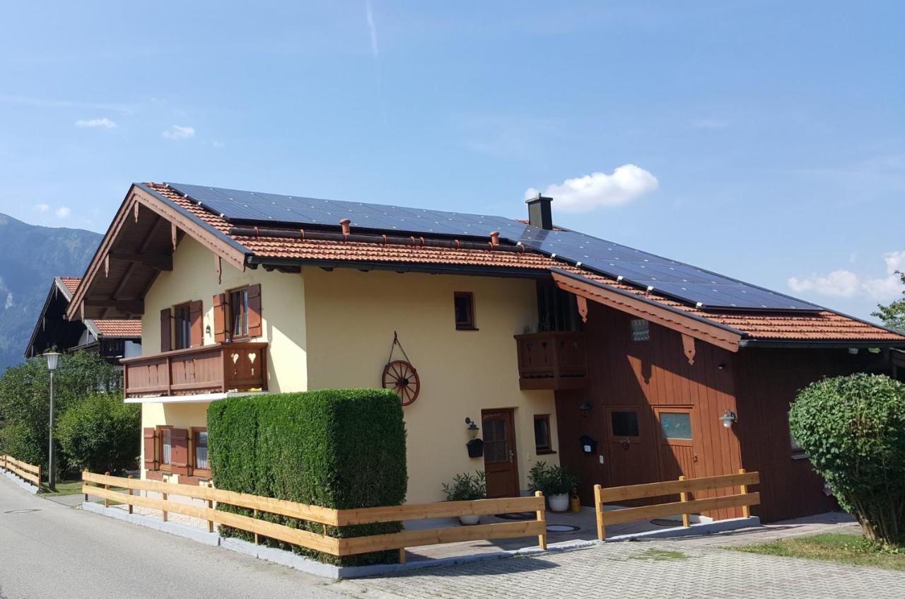 Chiemgauferienwohnungen - Wanderlust Und Alpenrose Unterwossen Bagian luar foto