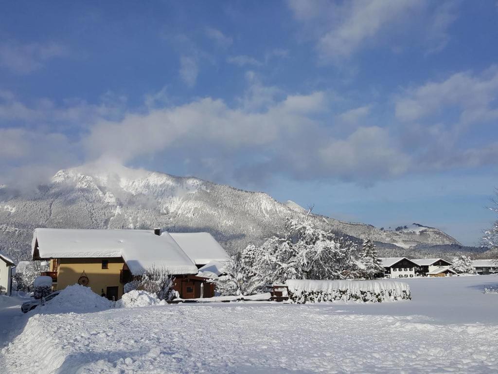 Chiemgauferienwohnungen - Wanderlust Und Alpenrose Unterwossen Bagian luar foto